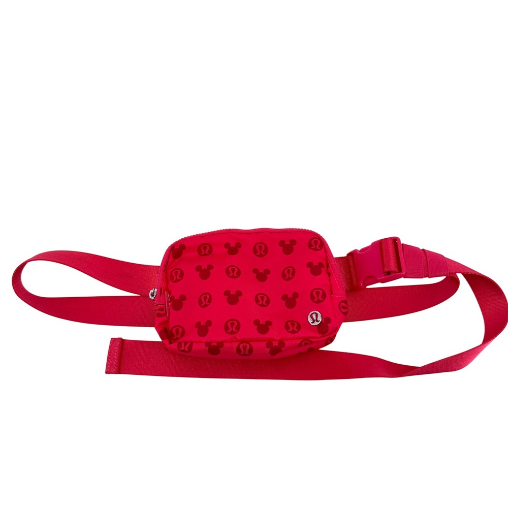 Lululemon Everywhere Belt Bag Disney Mickey Mouse 1L Pink Unisex Fanny Pack